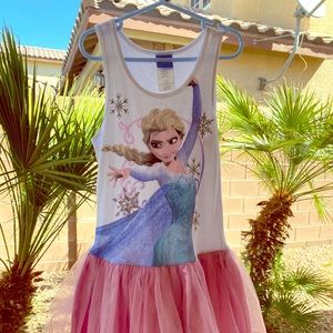 Frozen Elsa Dress Costume Size 10 (used)